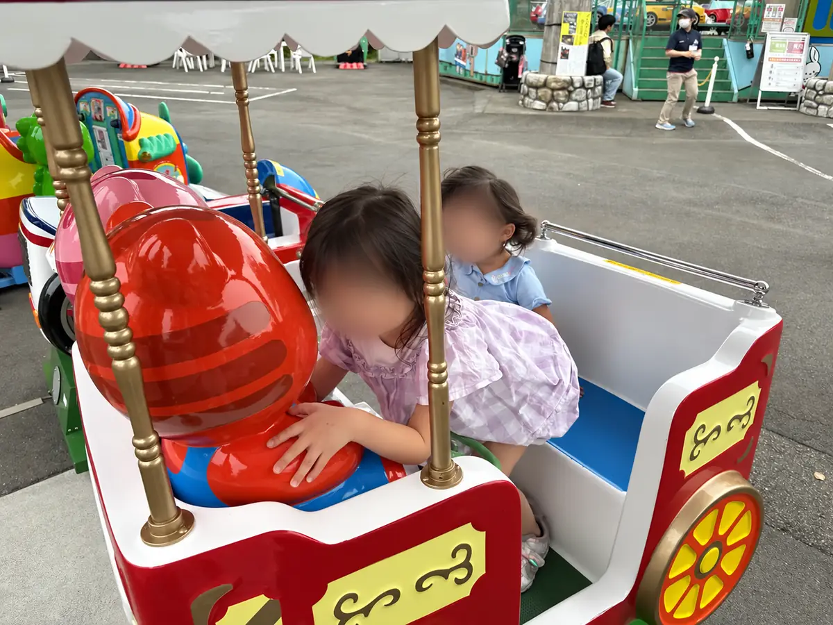 るなぱあくで遊ぶ子ども